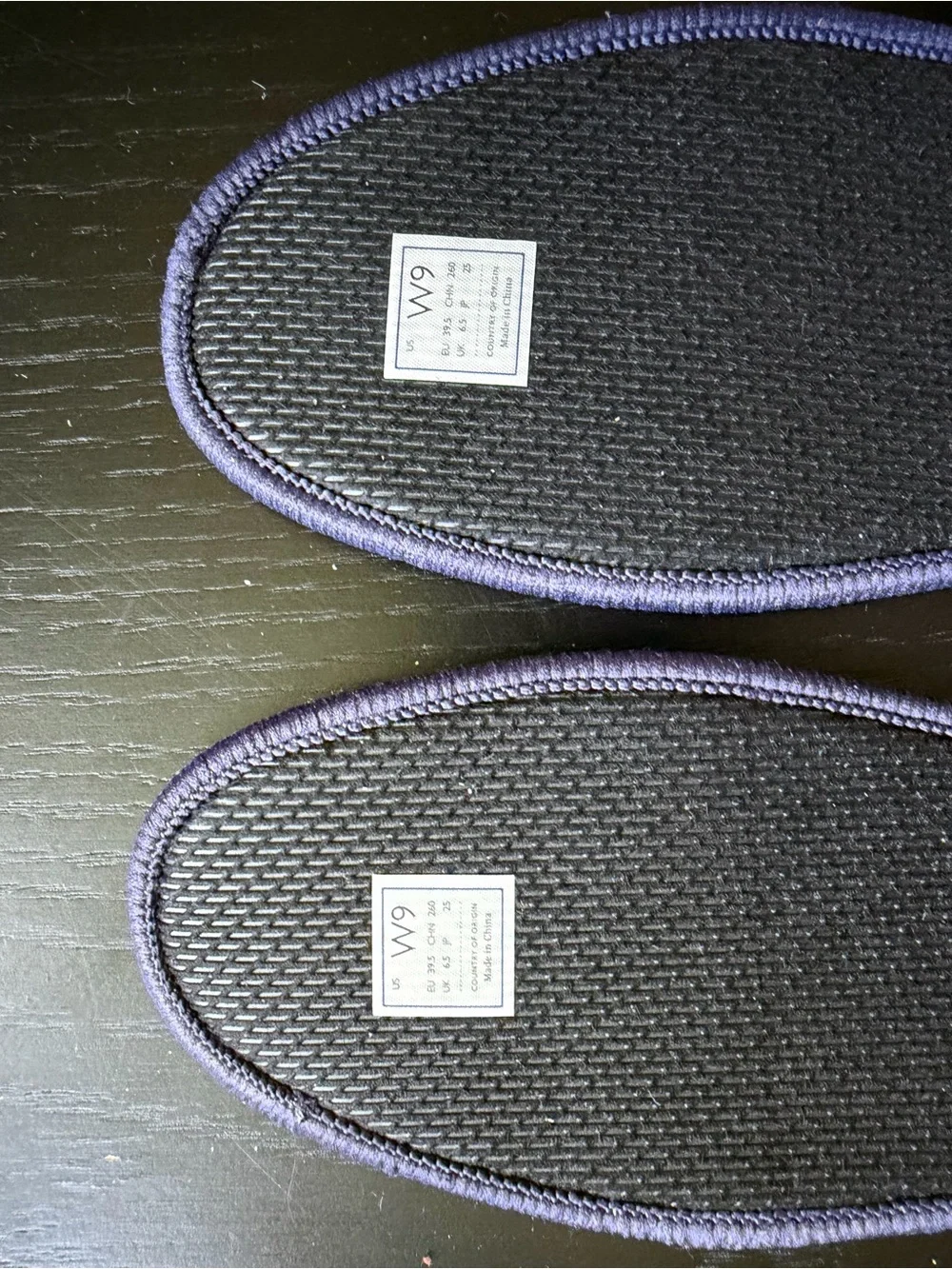 Rothy’s The Original Slip-On Sneaker Maritime Lattice Navy - Size 9